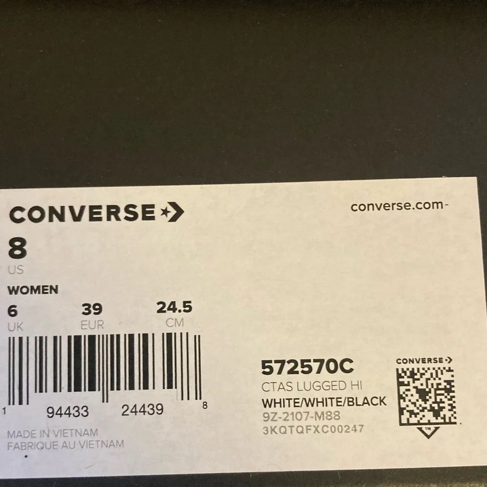 LAST CALL ON MANY SIZES! CONVERSE SURFACE FUSION LUGGED CHUCK TAYLOR ALL STAR - Picture 6 of 7